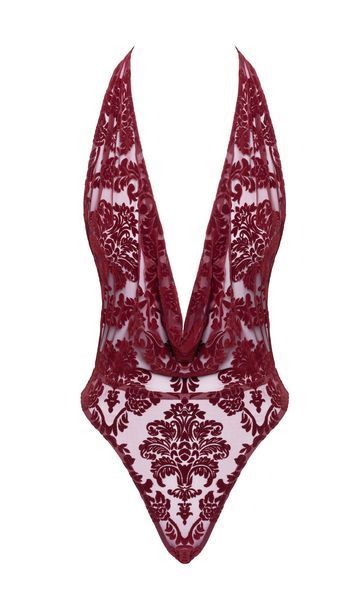 Боди Noir Handmade F386 Kink Royal cascade bodysuit M SX4169 фото